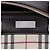 Sac à main cylindrique Burberry Beige House Check Canvas - vue 5