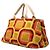 Borsa Tote Prada Soho in tela Canapa stampata gialla Large Giallo - vista 2