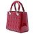 Autre Marque Dior Red Medium Patent Cannage Lady Dior Rot Bordeaux - Ansicht 2