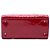 Autre Marque Dior Red Medium Patent Cannage Lady Dior Rot Bordeaux - Ansicht 3