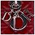 Autre Marque Dior Red Medium Patent Cannage Lady Dior Rot Bordeaux - Ansicht 5