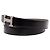 Cintura reversibile Hermès Constance H Guillochee in Swift e Togo nero - vista 2