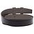 Cintura reversibile Hermès Constance H Guillochee in Swift e Togo nero - vista 3