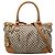 Borsa Satchel Gucci Beige Diamante Canvas Sukey