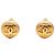 Orecchini a clip Chanel Gold CC placcati in oro D'oro