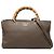 Borsa Gucci Bamboo Shopper media in pelle di vitello marrone Taupe