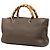 Borsa Gucci Bamboo Shopper media in pelle di vitello marrone Taupe - vista 2