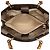 Borsa Gucci Bamboo Shopper media in pelle di vitello marrone Taupe - vista 4
