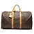 Louis Vuitton Brown Monogram Keepall 55 Marrom