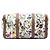 Borsa Boston Gucci Flora Joy Medium in canvas bianco - vista 3