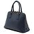 Prada Blue Medium Saffiano Lux Promenade Satchel Tasche Blau Marineblau - Ansicht 2