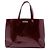 Louis Vuitton Red Monogram Vernis Wilshire MM Vermelho Bordeaux