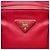 Bolso Tote Convertible Prada Red Vitello Daino con Cierre Roja - vista 5