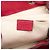 Bamboo Zaino Gucci rosso grande in pelle di vitello con nappina in bambù e coulisse - vista 5