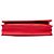 Cartera Chanel Red CC Quilted Patent Wallet On Chain Roja - vista 3