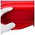 Cartera Chanel Red CC Quilted Patent Wallet On Chain Roja - vista 4