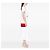 Cartera Chanel Red CC Quilted Patent Wallet On Chain Roja - vista 6
