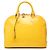 Louis Vuitton Yellow Monogram Vernis Alma PM Amarillo