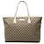 Gucci Large GG Supreme Tote Beige
