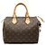 Louis Vuitton Brown Monogram Speedy 25 Braun