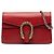 Gucci Mini Dionysus Crossbody in pelle di vitello rossa Rosso