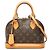 Louis Vuitton Brown Monogram Alma BB Braun
