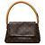 Louis Vuitton Brown Monogram Mini Looping Marron