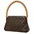 Louis Vuitton Brown Monogram Mini Looping Marron - vue 2