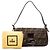 Bolso Baguette Fendi de lona Zucca marrón Castaño - vista 7