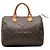 Louis Vuitton Brown Monogram Speedy 30 Marrom