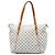 Louis Vuitton White Damier Azur Totally MM Weiß