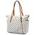 Louis Vuitton White Damier Azur Totally MM Weiß - Ansicht 2
