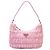 Bolsa de Ombro Prada Re Edition em Tessuto Gaufre rosa