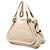 Chloé Paraty Satchel aus genarbtem Leder, braun, Medium Beige - Ansicht 2