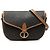 Borsa a tracolla Dior in tela rivestita honeycomb nera Nero