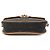 Borsa a tracolla Dior in tela rivestita honeycomb nera Nero - vista 3