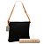 Céline Borsa a tracolla Celine Black C Macadam in camoscio con doppia zip Nero - vista 7