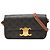 Céline Borsa a tracolla Claude in tela rivestita Triomphe marrone Celine Marrone scuro