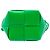 Bottega Veneta Borsa Secchiello Mini Nappa Maxi Intrecciato Cassette Verde D'oro - vista 3