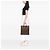 Louis Vuitton Brown Damier Ebene Sac Plat Castaño - vista 8