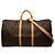 Louis Vuitton Brown Monogram Keepall Bandouliere 60 Braun