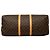 Louis Vuitton Brown Monogram Keepall Bandouliere 60 Braun - Ansicht 3