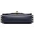 Valentino Borsa a Tracolla Rockstud con Chiusura Blue in Pelle di Vitello Martellata Medium Blu navy - vista 3
