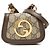 Tarjetero con correa Gucci Beige GG Supreme Blondie