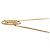 Collana Chanel Gold CC Placcata Oro con Pendente Rotondo Strass D'oro - vista 11