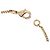 Collana Chanel Gold CC Placcata Oro con Pendente Rotondo Strass D'oro - vista 9