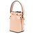Borsa secchiello Fendi Mon Tresor Mini in pelle di vitello rosa - vista 2
