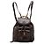 Bamboo Mochila mini Gucci de piel de becerro marrón con cordón y bambú Castaño Marrón oscuro