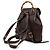 Bamboo Mochila mini Gucci de piel de becerro marrón con cordón y bambú Castaño Marrón oscuro - vista 2