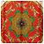 Hermès Red Luna Park Silk Scarf 90 - view 2
